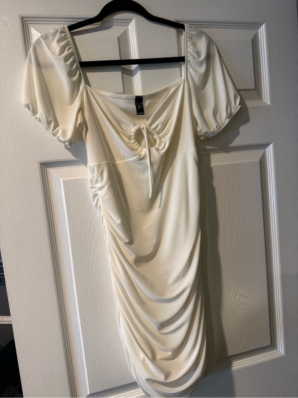 Windsor White Bodycon Dress Off The Shoulder
